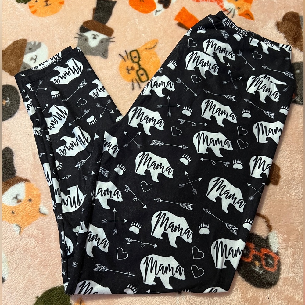 My LaLa Mama Bear leggings